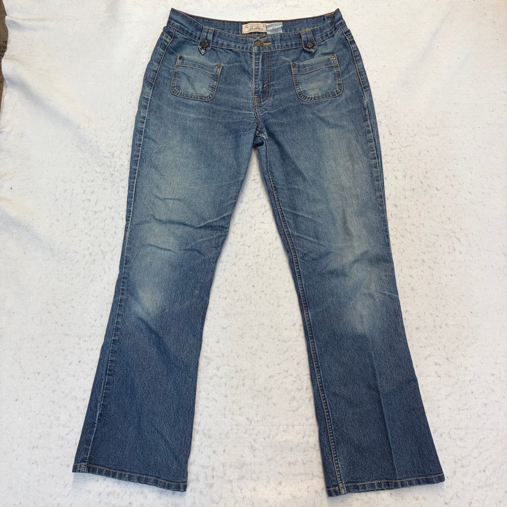 Levi Strauss Signature Jeans Womens Size 10 Blue Bootcut Stretch Mid Rise